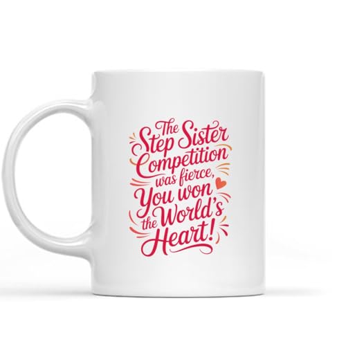 Hila Agagin Fun Job Title Mug Role Excellence Professional Family Career Design step sister competition was fierce, but you won