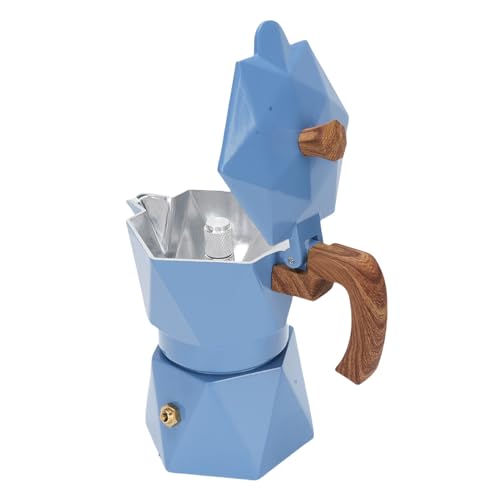 Cafetera italiana de aluminio anodizado 2 tazas 2400 cc miniatura 5