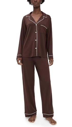 Eberjey Gisele Relaxed Short PJ Set - Sorbet Pink/Black