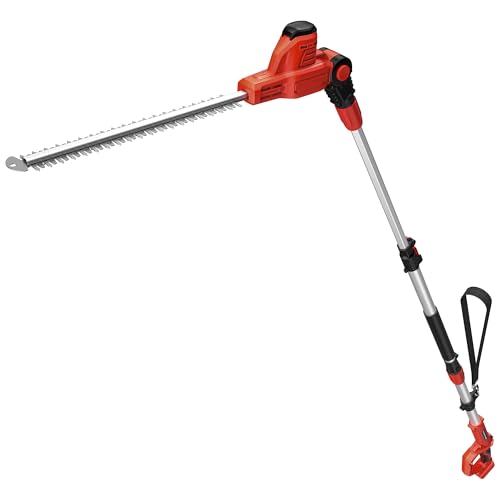20 Pole Hedge Trimmer Cordless (No Battery) Compatible with Milwaukee18V Battery Extension Pole with 15.7 FT Reach Hedge Trimmer with 150 Adjustable Head
