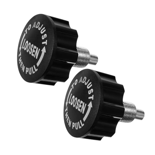 OFFIGAM 2個スプリングプルピン フィットネス機器用固定ピン バネ式ボールヘッドノブ 調整ピン 運動自転車用交換部品 ジム用 固定パーツ