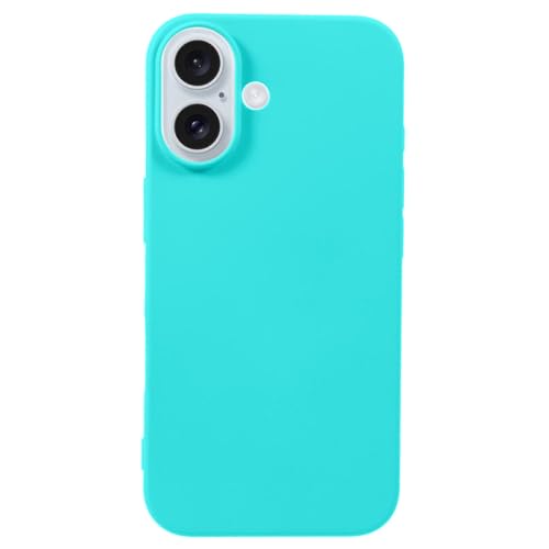 Image of ArmourPro Silicone Back Case for iPhone 16 Soft-Touch Case | Diamond Blue