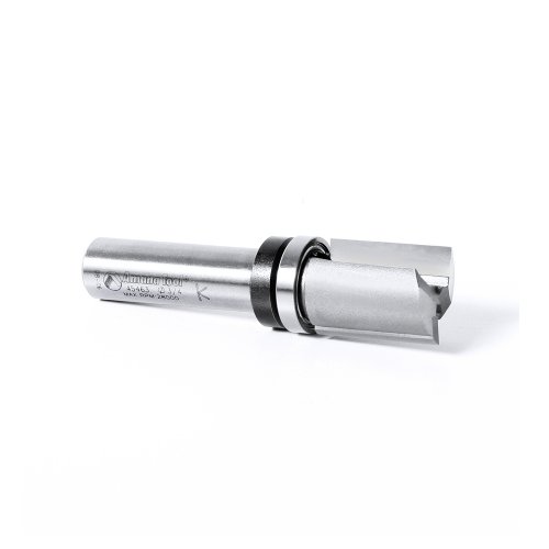 Image of Amana Tool 45463 Carbide Tipped Flush Trim Plunge Template Router Bit 3 /4 Dia x 1 Inch x 1 /2 Shank with Upper Ball Bearing