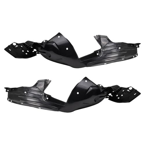 Image of TRQ Front Inner Fender Liner Set Compatible with 2009-2013 Honda Fit HO1248132 HO1249132