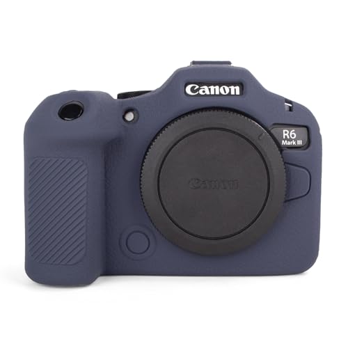 Funda de silicona para Canon EOS R6 Mark III color azul oscuro