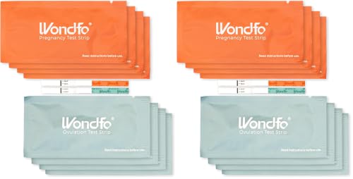 Image of Wondfo 100 Ovulation Test Strips and 20 Pregnancy Test Strips Kit