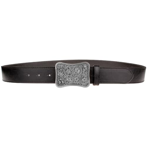 Western Belts for Women and Men Denim Belts, Floral Carved Work Belts, Jeans Rodeo3