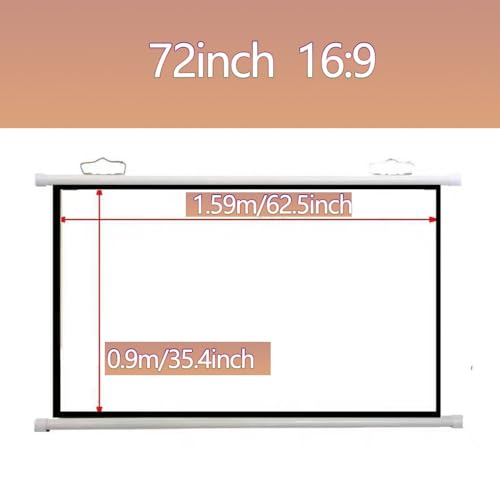 Pantalla Manual de Proyección HD 72" 16:9 miniatura 2