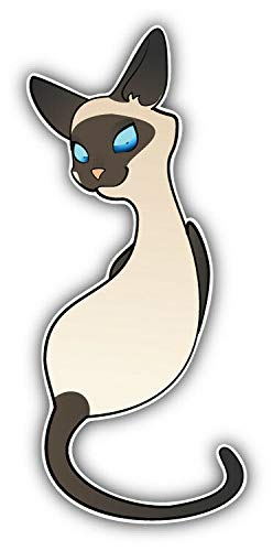 Cute Siamese Cat Animal Round Metal 0.75" Lapel Pin Hat Shirt Pin Tie Tack Pinback2