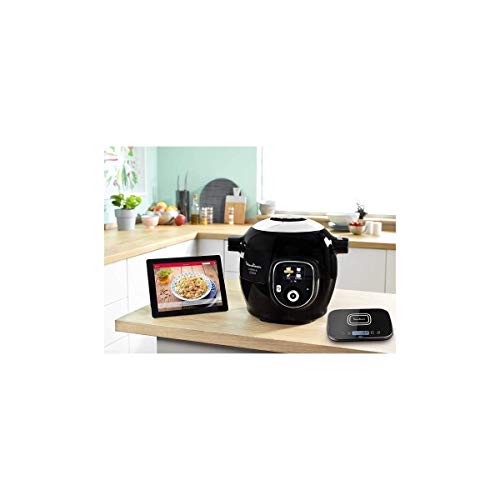 Moulinex Multicuiseur Intelligent Cookeo+ Connect Grameez via Application Bluetooth 6L 6 Modes de Cuisson 150 Recettes Préprogrammées Jusqu'à 6 Personnes + Balance de cuisine incluse Noir CE856800