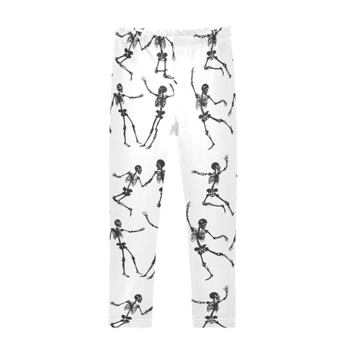 Girls Leggings Jump of Skeletons Toddler Girls Clothes Leggings for Girls Toddler Girls Leggings 3-4T
