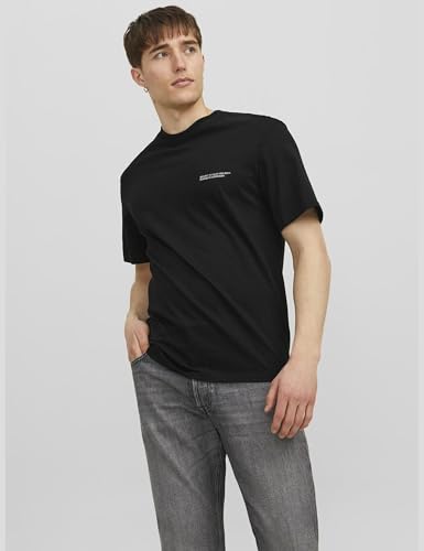 JACK & JONES Basic T-Shirt Logo Print Kurzarm Shirt Rundhals Shortsleeve JORVESTERBRO – Ansicht 2