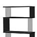 Coaster Home Furnishings Emelle 63-inch 4-Shelf Glass Panel Bookshelf Black 800340