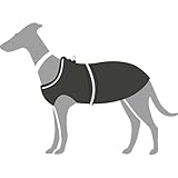 HUNTER Hunde-Regenmantel UPPSALA RAIN, Farbe: schwarz, wind- & wasserfest, anpassbarer Bauchgurt, reflektierend, elastische Beinschlaufen, kompakt verstaubar, leicht zu reinigen, waschbar, Größe: 55
