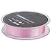 Fluorocarbon Fishing Line 100m, High Strength Fishing Leader, Invisible Fishing Line for Lures, Abrasion Resistant Carbon Fiber Line, Clear Fishing Line(Pink)(1.50.20mm7.15LB)