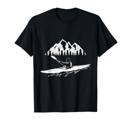 KAJAK Paddeln Nature Mountain T Shirt für Männer, Frauen und Kinder...