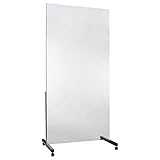 Sport-Tec Leichtspiegel Therapiespiegel Standspiegel Physiotherapie 75x200 cm fahrbar