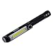 Produktbild ABUS Stiftlampe TL-517 - kleine Taschenlampe mit zwei Strahlern - Hauptlicht 500 Lumen/dimmbar - Topstrahler 200 Lumen/dimmbar - magnetischer Lampenfuß