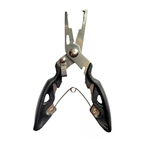Alicate Pesca Multifuncional Em Aço Inox Corte Anzol 13cm Tira An...