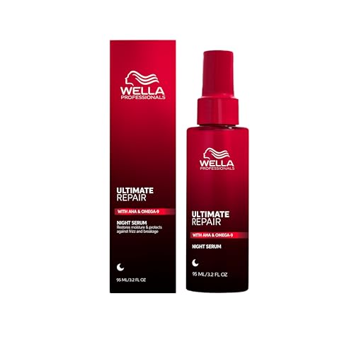 Wella Professionals Ultimate Repair - Serum na noc do włosów suchych i zniszczonych - Naprawa przeciw puszeniu się włosów - Wszystkie rodzaje włosów (95ml)