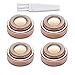4Pcs Têtes de Remplacement pour épilateur pour le Visage, Lames d'épilation Achort pour l'épilateur Indolore pour Femmes, Parfait pour un Toucher de finition lisse(brosse de nettoyage incluse)