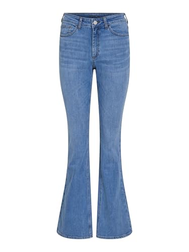 Jean évasé Vila pour femme taille droite bleu clair XS 32L