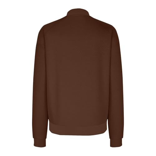 Blazer Jacket for Women Zip Up Bomber Jackets Fall Fashion Cardigan Sweaters Stand Collar Outerwear Casual Coat4