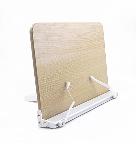 Buchständer, Rezeptbuchständer Buchhalter zum Lesen (Gummiholz, L) Cover