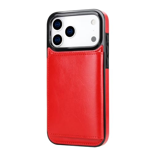 For IPhone 17 Pro Max/17 Pro/17 Air/17pEHbgP[XAX^h@\AیAU[Jo[A}OlbgJAJ[hXbgz_[,17pro,Red
