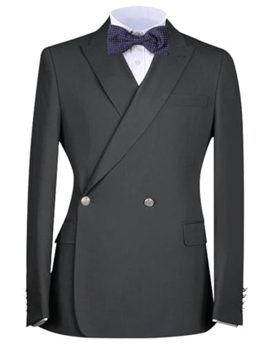 Mens Tuxedo Jackets Slim Fit Suit Blazer for Men Double Breasted Homecoming Prom Suit Separate Blazer4