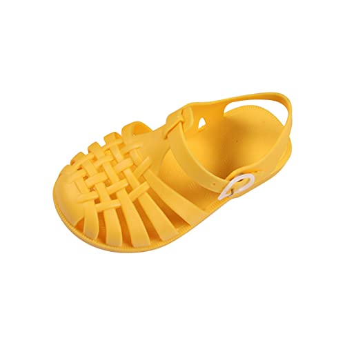 2025 Cangrejeras Niña,Compra Online Sandalias Niña Verano Casual Sandalia de Punta Cerrada con Hebilla Ajustable Cómodas Antideslizante Zapato Planas con Suela Suave Ligero Transpirable Chanclas Niño
