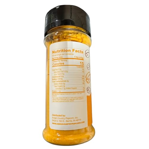 Amish Country Popcorn | Cheddar Cheese Popcorn Seasoning - 5.1 oz | Old Fashioned, Non-GMO and Gluten Free