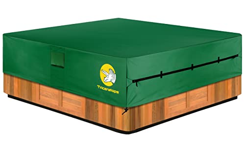 Triceratops-Square-Hot-Tub-Cover-85x-85x-20-Outdoor-Heavy-Duty-600D-Oxford-Hot-Tub-Cover-Protector-Anti-UV-SPA-Covers-for-Hot-Tub-with-Windproof-Secure-Belt-and-Reusable-Storage-Bag