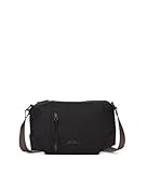 KCB Bandolera Grande Cord | Gran Capacidad y Organización | Bolsillos Multiusos con Cremallera | Material Resistente | Asas Ajustables | 100% Vegano | Color Negro