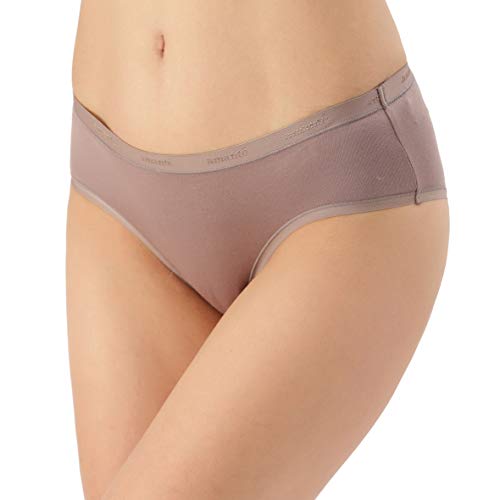 Image of Amante Solid Cotton Low Rise Hipster Panty Pack(Pack of 3)