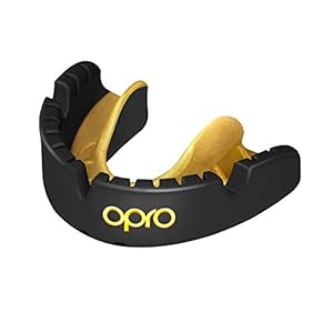 Opro Gold Braces Level Mouthguard, Adults Sports Mouth Guard, Featuring Revolutionary Fitting Technology for Boxing…