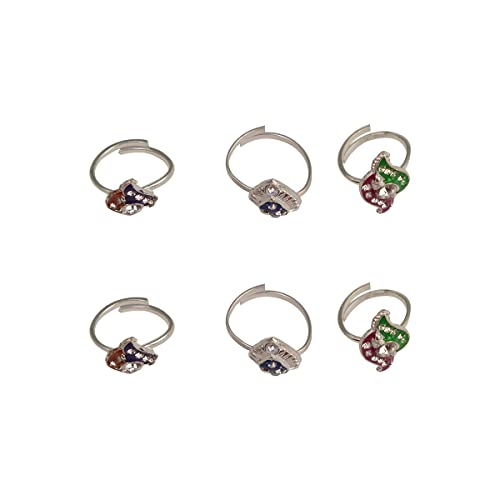 Set of 3 Pairs Silver Toe Rings