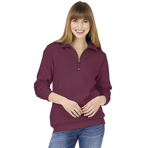 Image of Charles River Apparel Men's Crosswind Quarter Zip Sweatshirt