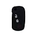 [Portachiave] Guscio Cover Chiave in Silicone per Telecomando Auto Ford 3 tasti (vedere compatibilità nelle foto) KA Focus Fiesta Escort Mondeo (NERO)