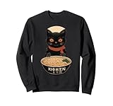 Katzen-Ramen-Nudelschüssel, japanische Kochkunst Sweatshirt