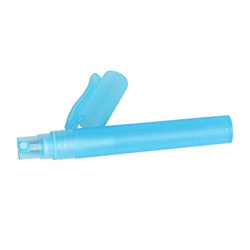 Furnido 10ml 1/3oz Mini Portable pen Perfume Bottle Spray Bottle sample small empty containers fragrances atomizer refillable bottles colored Plastic Pen Shape Travel set-pack of 10 Random Color4