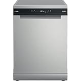 WHIRLPOOL W7F HP43 X MaxiSpace- Lavastoviglie da Incasso Libera Installazione, 15 Coperti, 10 Programmi, Sensori Carico e Livello Sporco, Piedi Regolabili, Elettrodomestici Cucina Classe C 60Lx85Hx59P