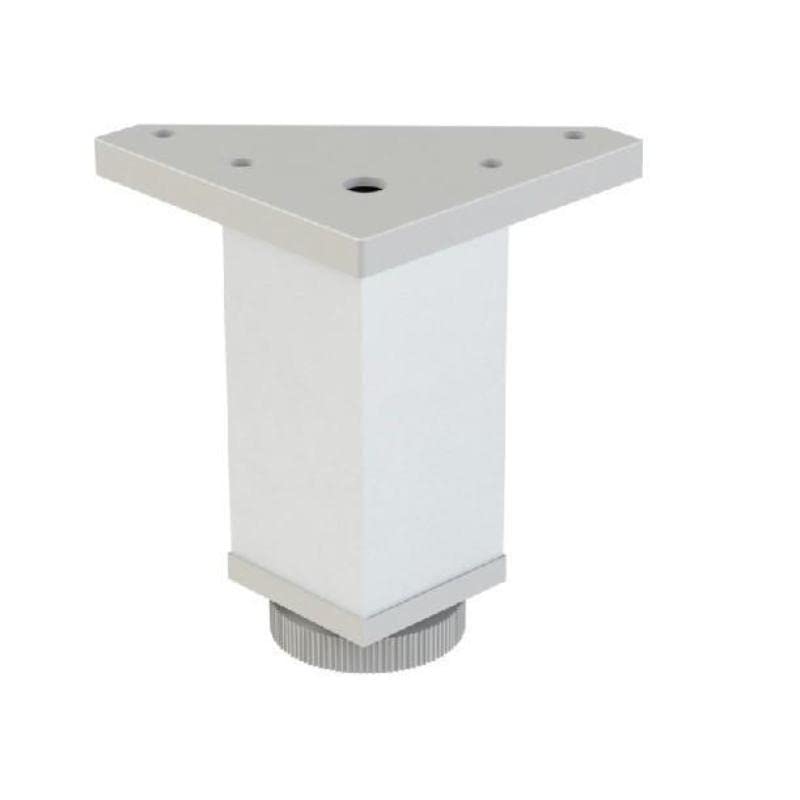 HERRAJES FAB.NACIONAL - PATA ALUMINIO MATE MODELO LAOS c40 CON NIVELADOR ALTURA H80