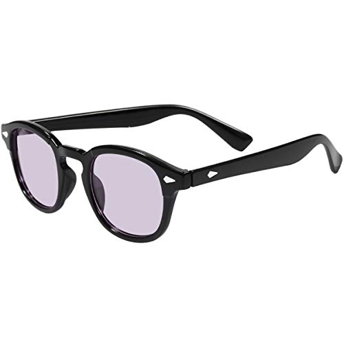 Bestum Inspired Square Sunglasses With Rivets Tinted Lens UV4002