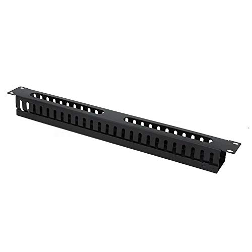 PRAV® 1U 19 Inch Rack Mount Cable Management Bar Data Cabinet Cable ...