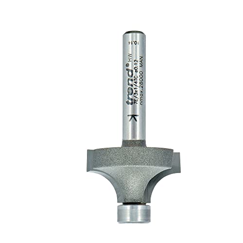 Trend Professional Pin Guided Round Over Router Cutter, 8mm Radius, 1/4 Inch Shank, 26mm Cut Diameter & 14.3mm Cut Length - Image 2