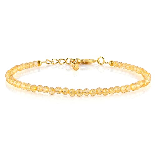 Natural Yellow Citrine Gemstone Micro...