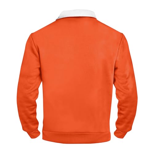 ADHOWBEW Winter Coats for Men Hunting Big and Tall Zip Up Warm Fleece Lined Long Sleeve Thicken Sherpa Vintage Outerwear2