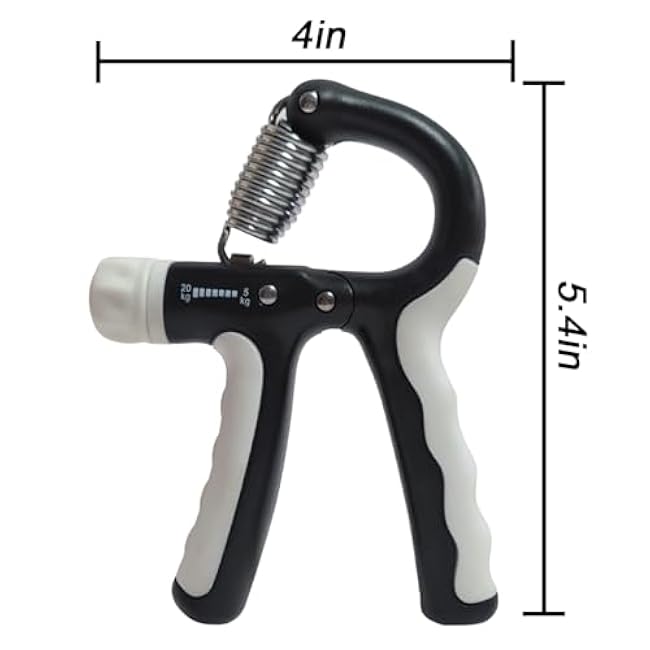 Hand Grip Trainer for Kids and Teens Adjustable Resistance, 11.02-44.09 lbs (5-20 kg) Forearm Hand Grip Trainer for Muscle Building, Stress Relief