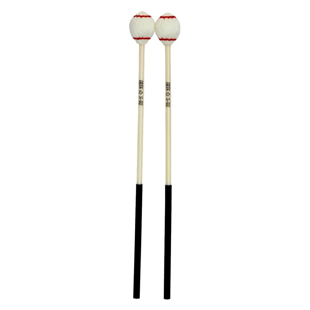 LOOM TREE® Fundamental Series Medium Marimba Mallets With Rubber Handles Drum Stick